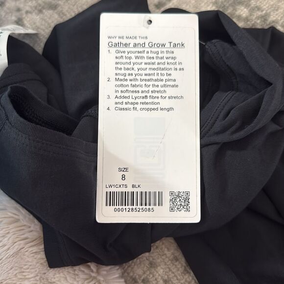 NWT Lululemon 2021 Gather and Grow Tank Sleeveless
Wrap Tie Cropped-X13 - Picture 7 of 7